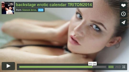 backstage erotic calendar TRITON2014