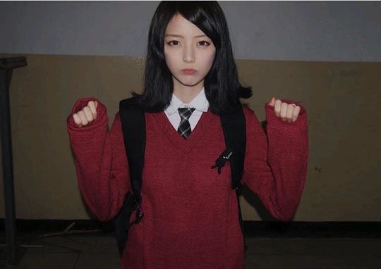 韓国の女子高生 18