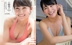 AKB48小嶋真子(18歳時)の制服を脱いで水着姿の撮り下ろしグラビア画像92枚！