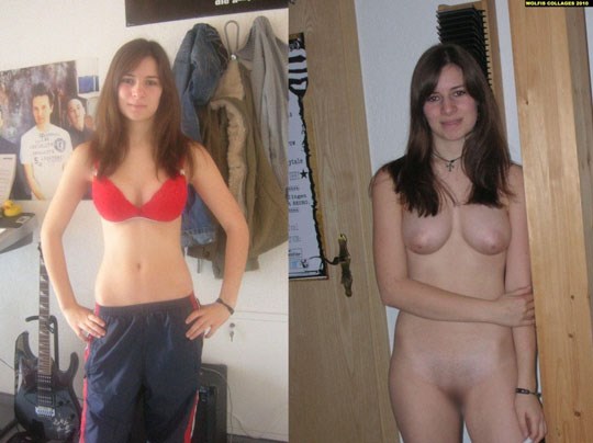 着衣と全裸を比較した画像 29