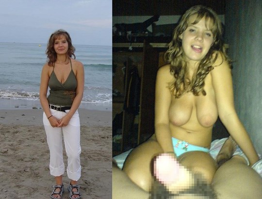 外国人限定着衣と全裸を比較した画像 12