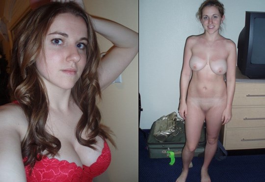 外国人限定着衣と全裸を比較した画像 14