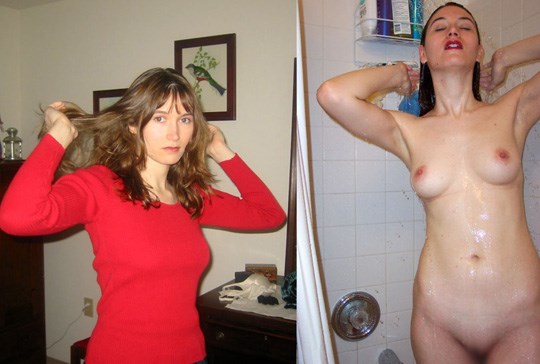 外国人限定着衣と全裸を比較した画像 11